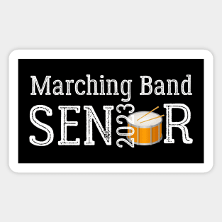 Marching Band Senior 2023 Jazz Band Snare Drum Percussion Player Sticker